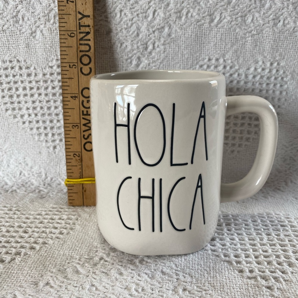 Rae Dunn “hola chica” mug